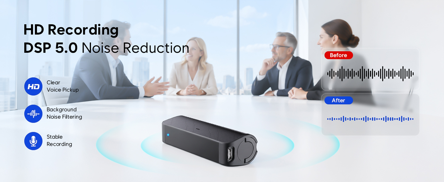 Magnetic Voice Activated Recorder