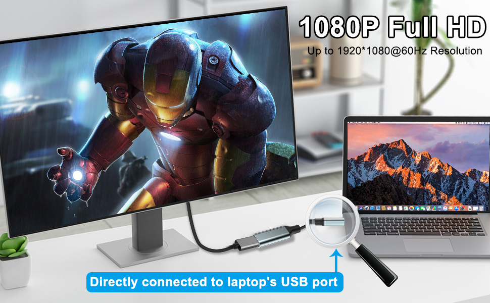 adaptador usb a hdmi
