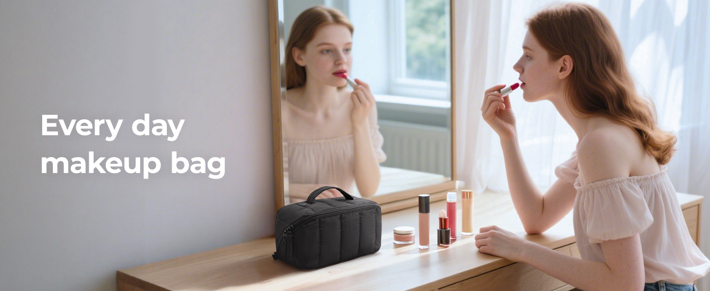 Every day makeup bag