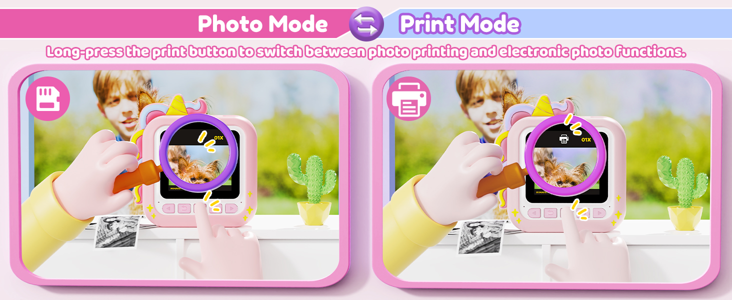 Kids Instant Camera Toy