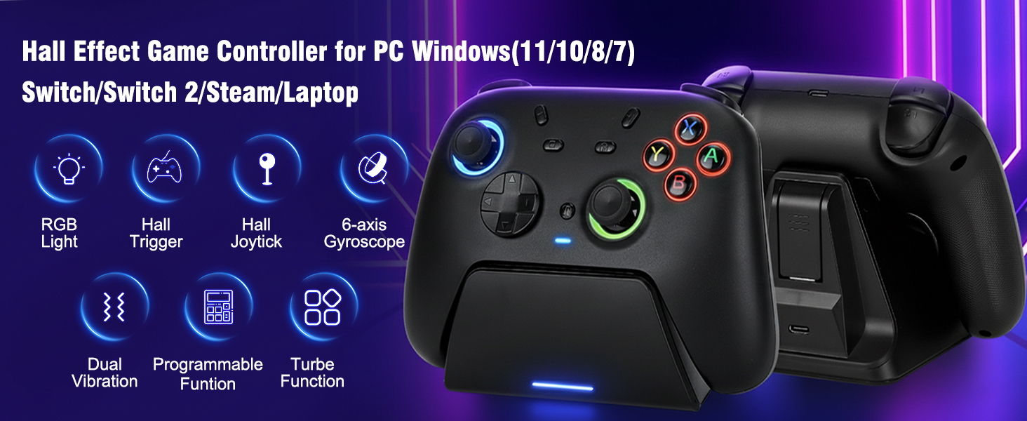 PC Controller Wireless with Charing Dock