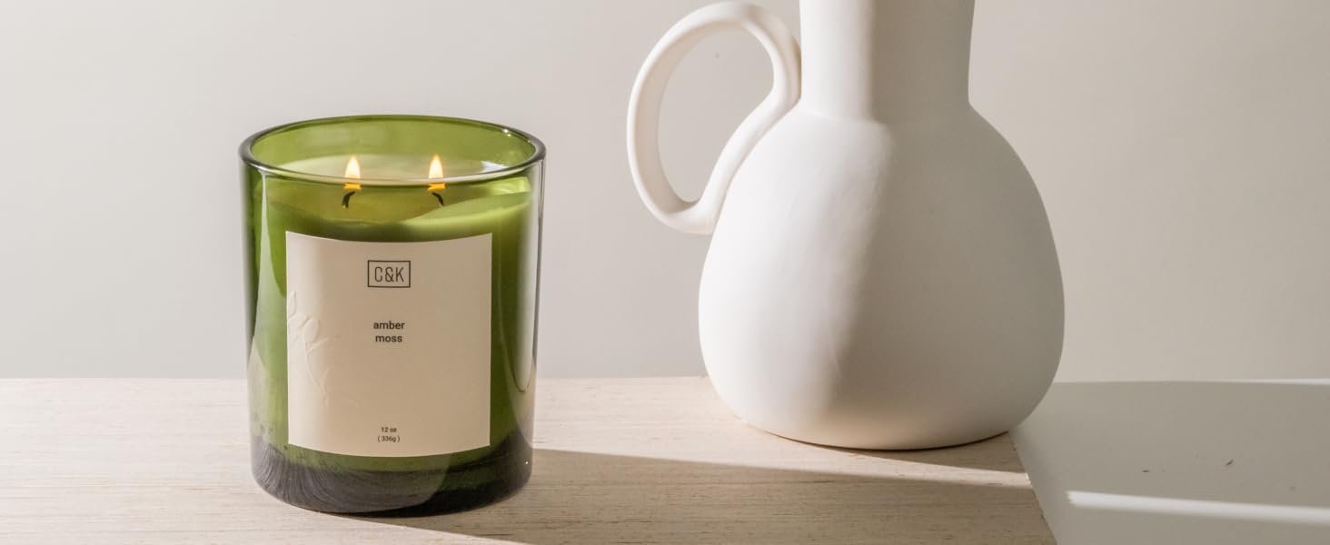 Reuseable green glass jar