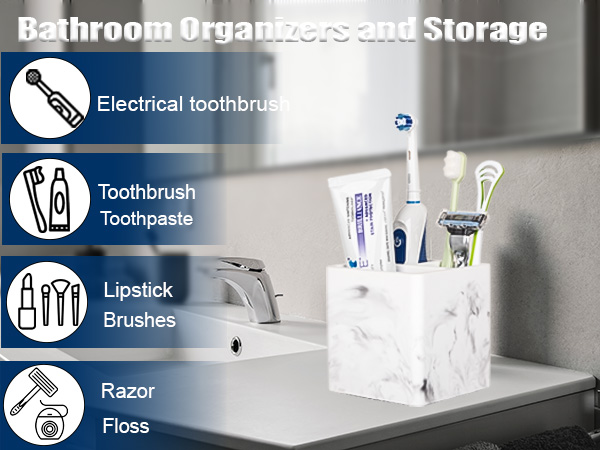 stone toothbrush holder