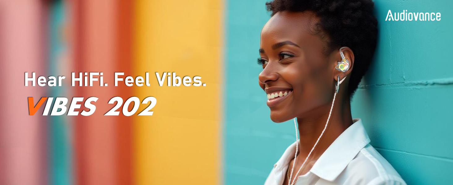 Audiovance Vibes 202 Clear_HiFi Wired Earbuds