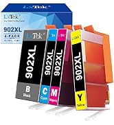 LxTek Compatible Ink Cartridge Replacement for HP 902XL 902 XL Ink Cartridge Compatible with Offi...