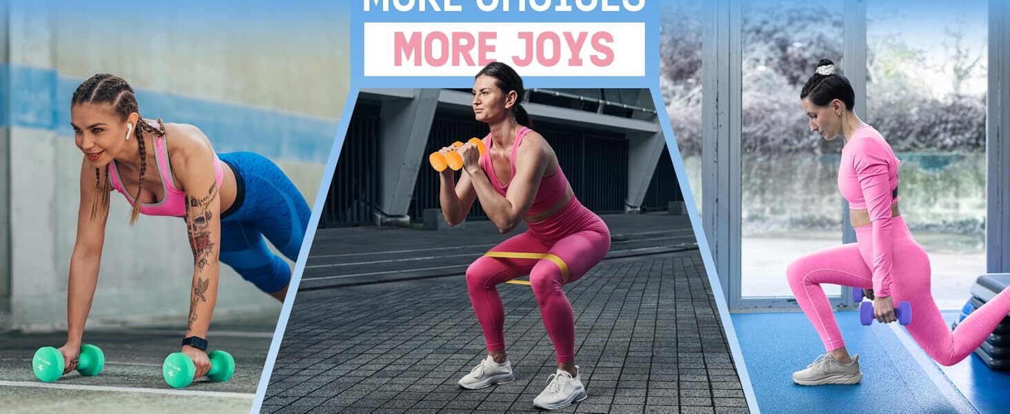 Yes4All Neoprene Coated Dumbbell Hand Weight Sets