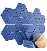 Dailycooper 12 Pack Self-adhesive Acoustic Panels 12