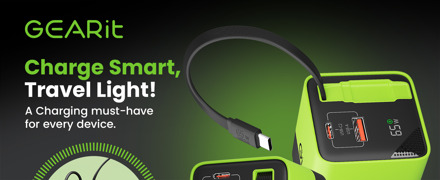 Charge smart Travel Light