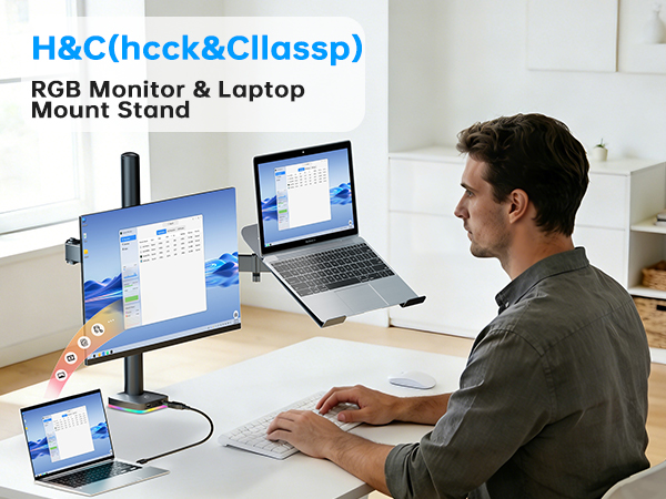 Monitor &amp; Laptop Mount Stand