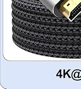 USB C to HDMI Cable 15 ft Long, 4K@30Hz 1080P@120Hz One-Direction Type C to HDMI Cord for Laptop,...