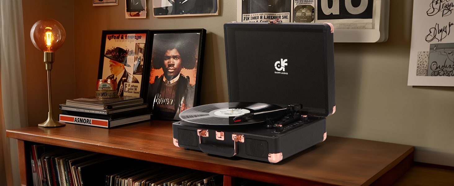 record players for vinyl with speakers