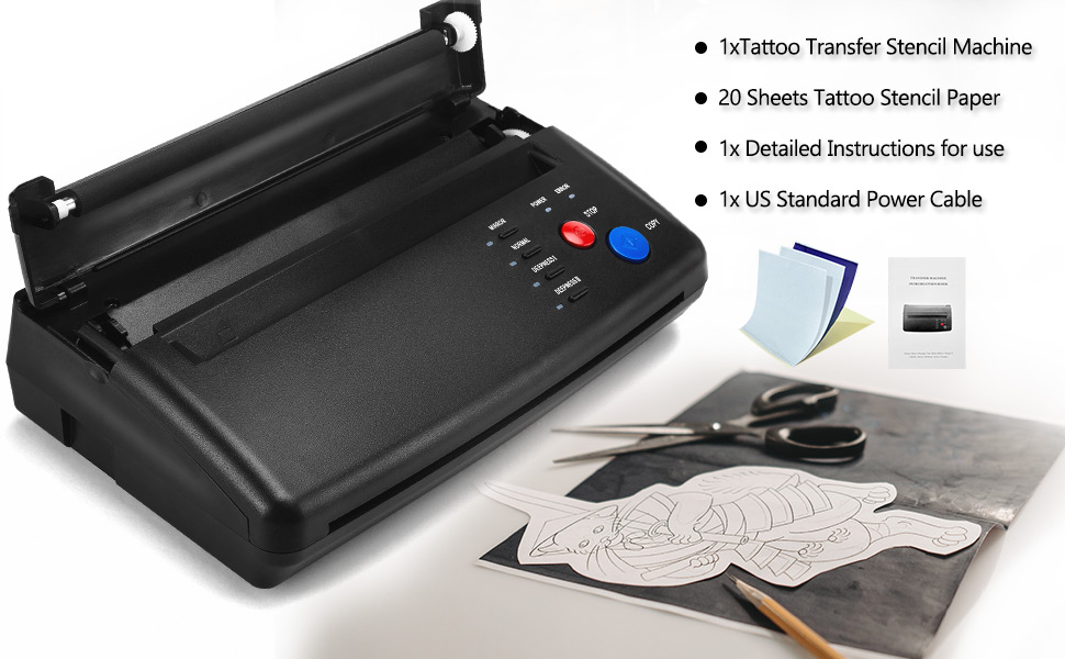 Tattoo Stencil Transfer Copier Printer