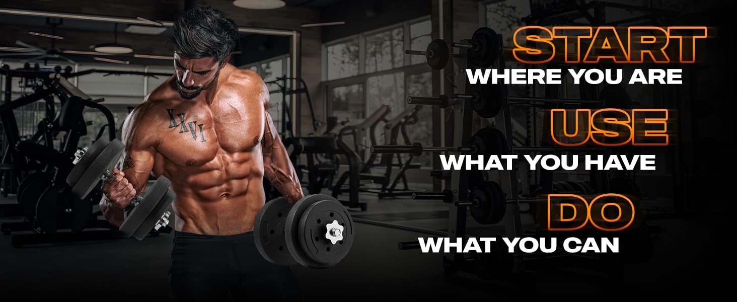 thread dumbbell handle weight bar