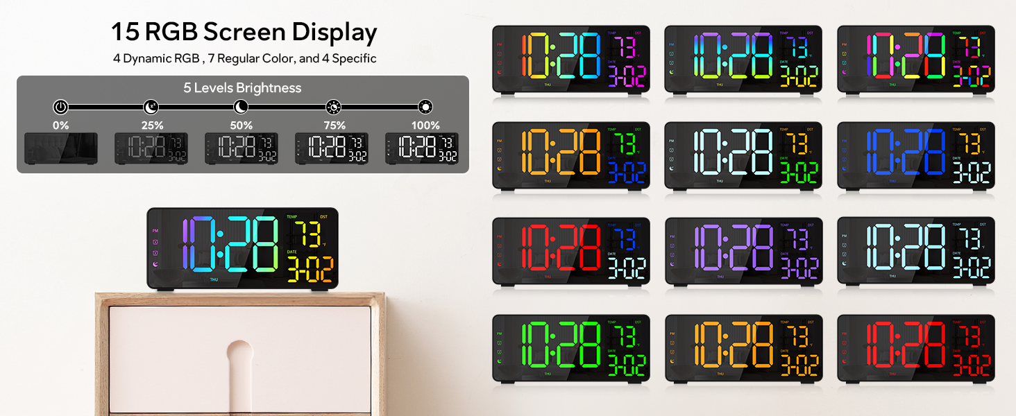 alarm clocks for bedrooms
