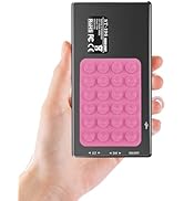 JatureClets 192 LED Phone Light with Silicone Suction Cup 3000Mah Rechargeable Clip Video Light A...
