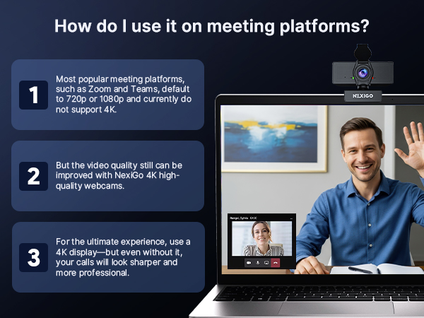 How to use the N60 Pro on meeting platforms