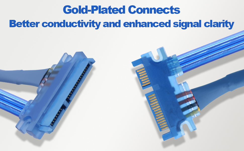 gold plated connects