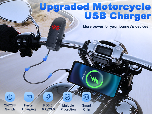 motorcycle phone charger