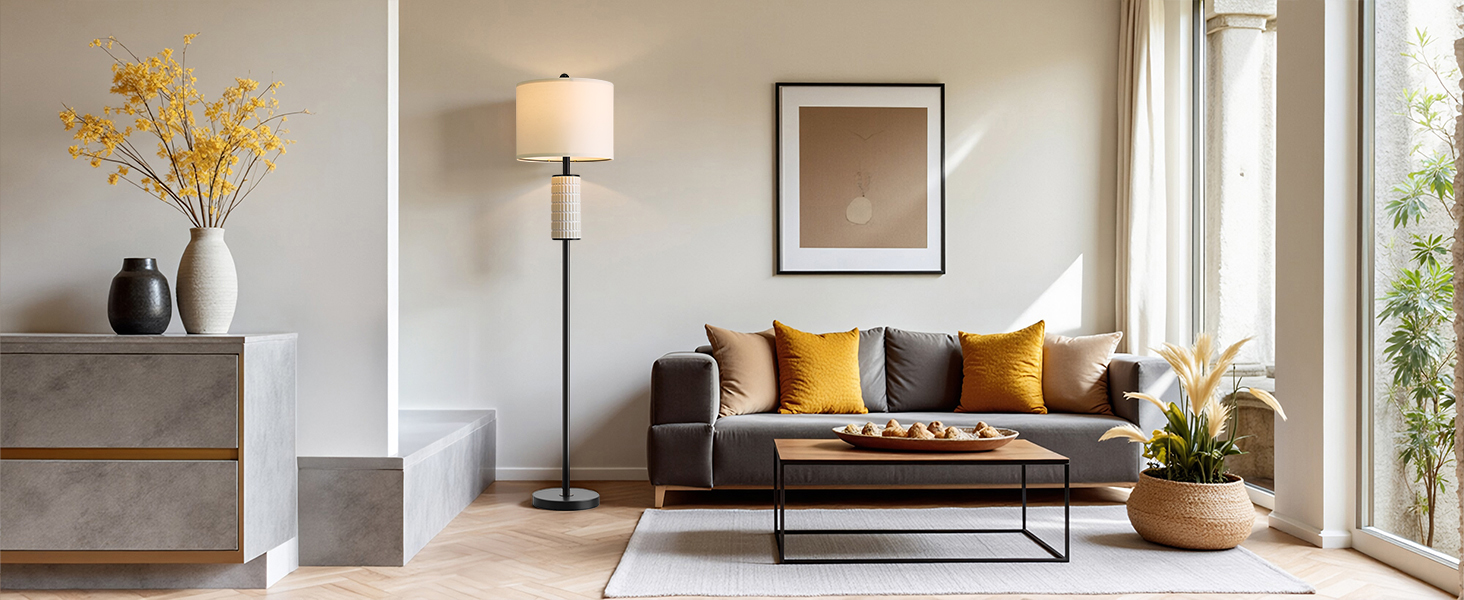 ceramic floor lamps black