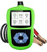 Car Battery Tester 12V Automotive, 100-2000 CCA Alternator Tester for 24V Vehicles, Battery Check...