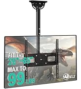 WALI Ceiling TV Mount for 26-65 inch, Full Motion Ceiling TV Bracket Fits Most LED, LCD, OLED 4K ...