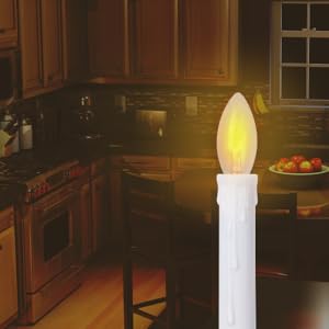 candle in kitchen