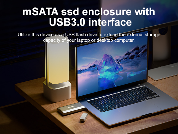 USB 3.0 mSATA SSD Enclosure