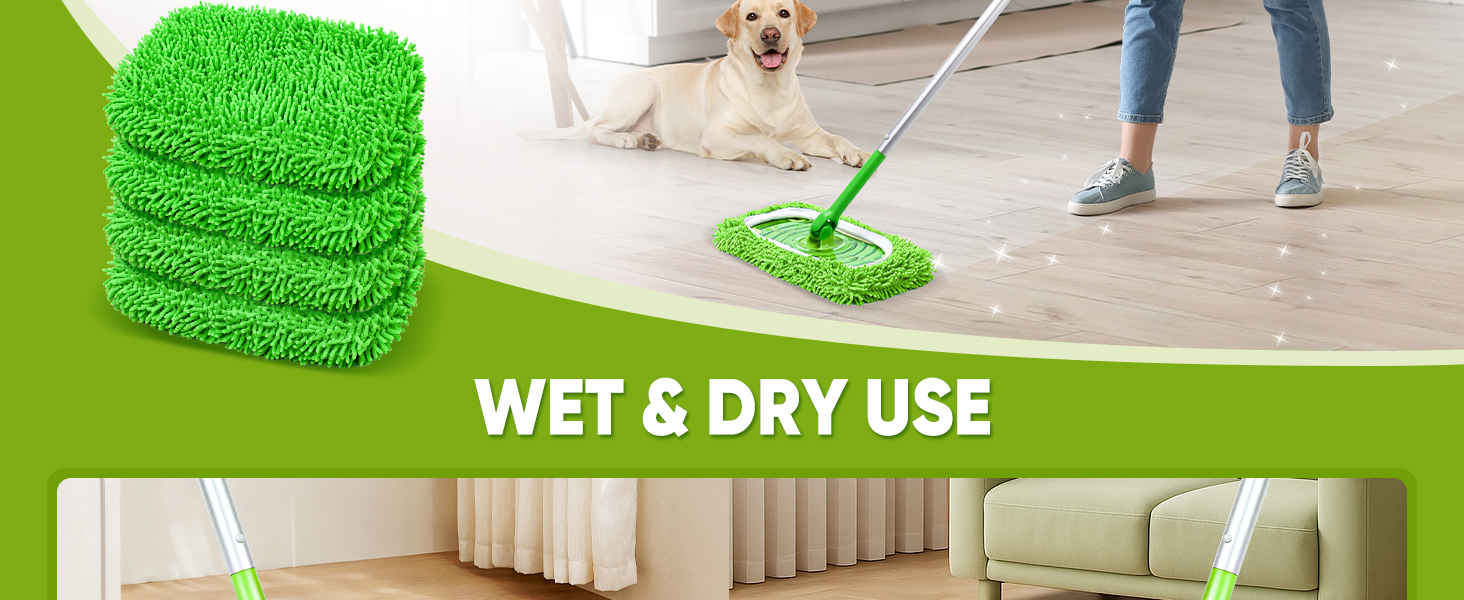 microfiber mop pads