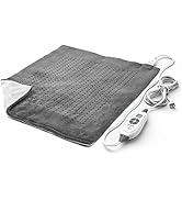 Pure Enrichment PureRelief XXL (20" x 24") Electric Heating Pad for Back Pain and Cramps - 6 In...
