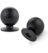 Ravinte Decor 12 Pack Black Cabinet Knobs, Round Dresser Knobs, Ball Kitchen Cabinet Hardware, 0....