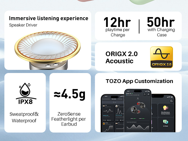 TOZO T6 Wireless Ear Buds