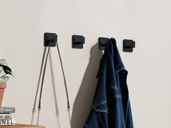 Entryway wall hooks for bags, jackets and keys, keep your hallway tidy and clutter-free