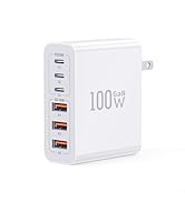 USB C Wall Charger, 100W 6-Port PD Fast USB C Charging Block,3USB C+3USB A Charging Station Hub B...