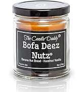 Bofa Deez Nutz- Funny- Banana Nut Bread n Hazelnut Vanilla- Scented Candle- Double Pour- 6 Ounce-...