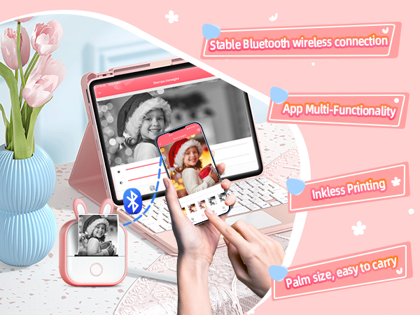 mini thermal printer thermal mini printer sticker maker machine printer mini pocket printer