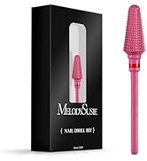 MelodySusie Professional Tornado Nail Drill Bits, 3/32'' Carbide Tungsten Multi-function Bits, Su...