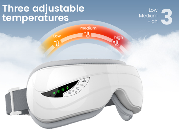Eye massager with heat