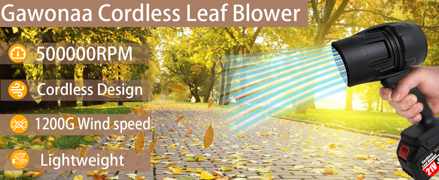 Electric-Cordless-Leaf-Blower