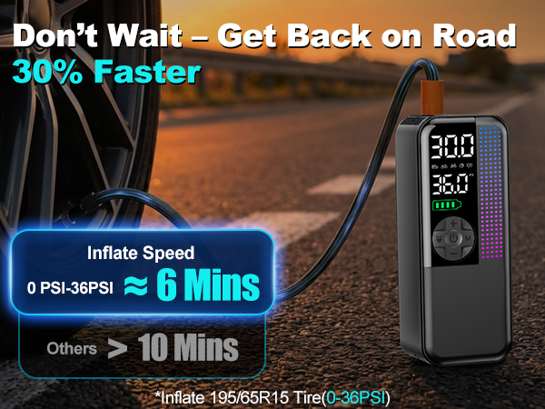 Tire Inflator Portable Air Compressor