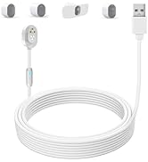 Upgraded, 24.9FT/7.6m USB Power Charging Cable with breathing light, Thicker Charging Cable, Comp...