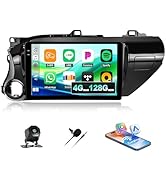 [4+128GB] Android 15 Car Radio Stereo for Toyota Hilux 2015-2020 with Wireless CarPlay Android Au...