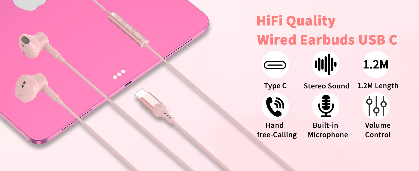 wired headphones earbuds for iphone 17 16 15