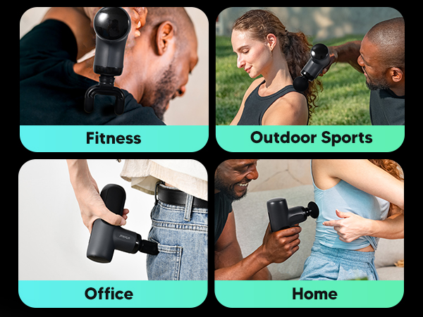 whole body massage gun for neck back shoulder