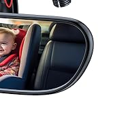 Range Tour Baby Car Mirror on the Front Windshield, 360° Adjustable Wide Angle Convex Rearview fo...
