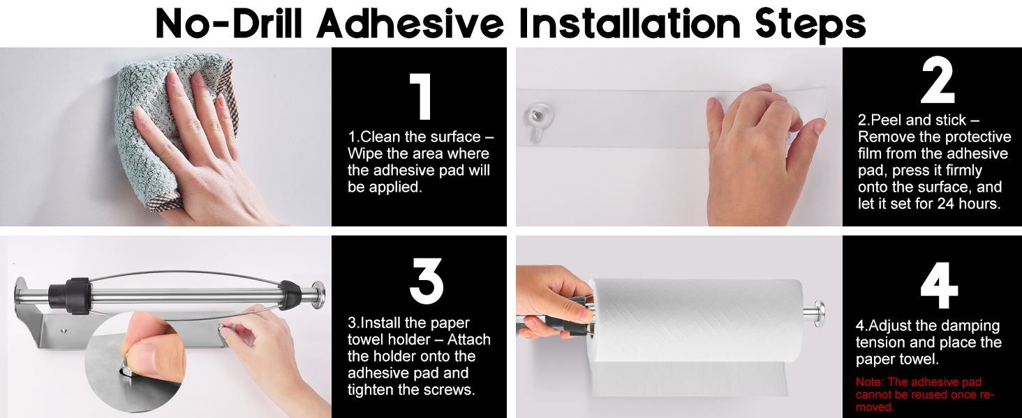 magnetic paper towel holder