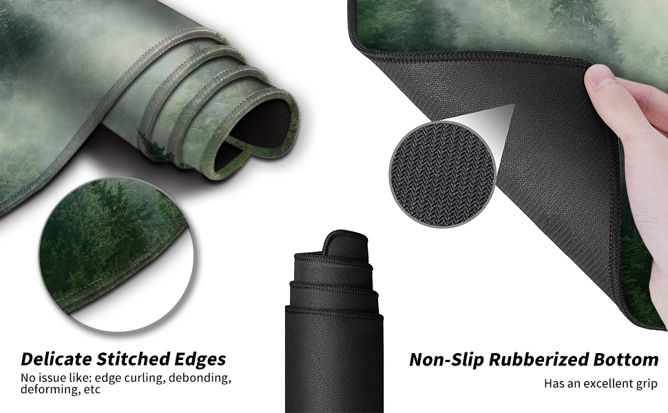 DESK PAD DESK MAT MOUSE PAD WITH WRIST REST LARGE GAMING MOUSE PAD set