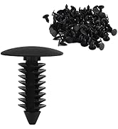 Klanata 100PCS 0.3in / 8mm Car Fender and Bumper Shield Fasteners, Auto Clips for Vehicle Body Re...