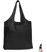 BeeGreen Black Ultimate Reusable Grocery Shopping Bag - Large Capacity Tote Bag - Compact Portabl...