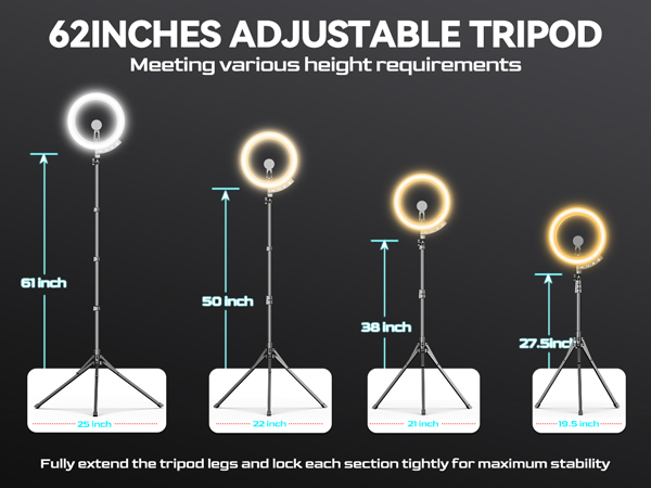 ring light tripod