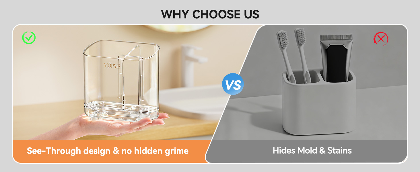 Toothbrush Holders for Bathroom